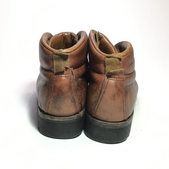 Original Vintage Danner Hiking Mountain Heavy Leather Boots Brown Size 7D GUC main image 8
